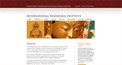 Desktop Screenshot of imisangha.org